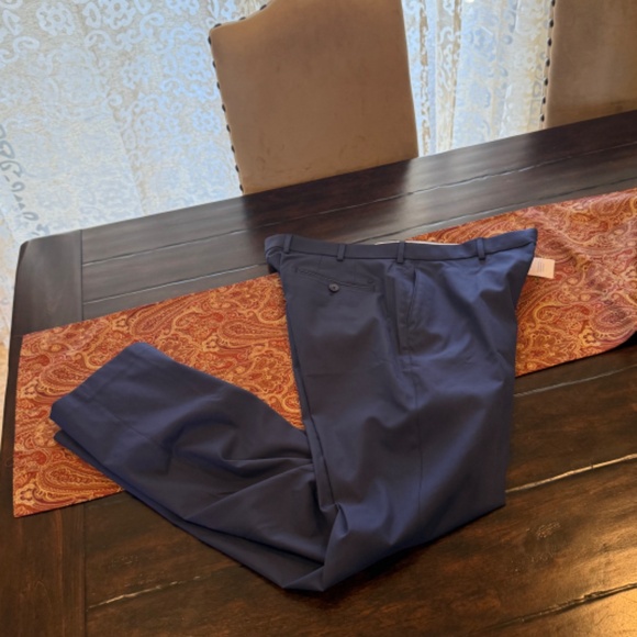 Peter Millar Men's Size 36x32 Navy Raleigh Performance Trouser MSRP $160 - Picture 3 of 9